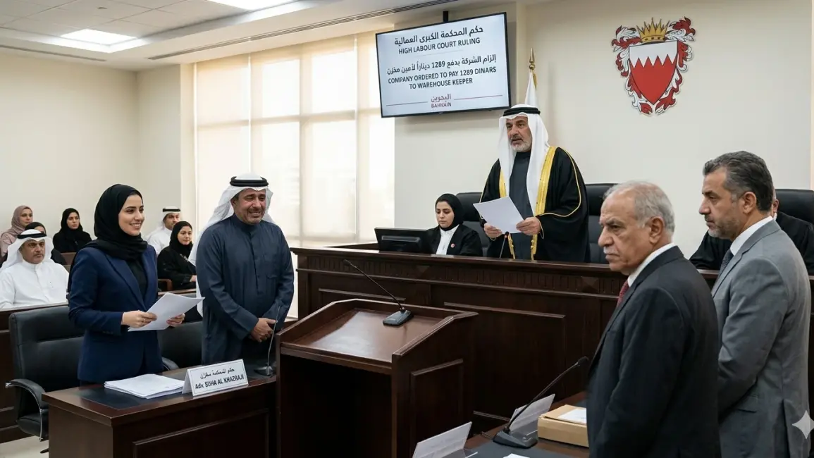 Bahrain Labour Court Orders Company to Pay 1289 Dinars to Warehouse Keeper