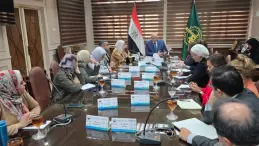 اجتماع لمتابعة مشروع البنك الدولي لمكافحة تلوث الهواء بالقليوبية