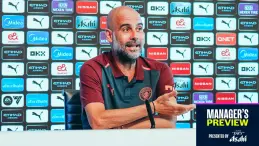 بيب غوارديولا في مؤتمر صحفي