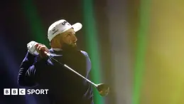 Jon Rahm at a LIV Golf event