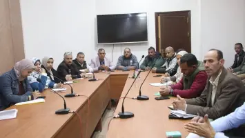 إزالة التعديات في أسوان