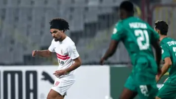 فريق الزمالك يحتفل بالفوز على بتروجت