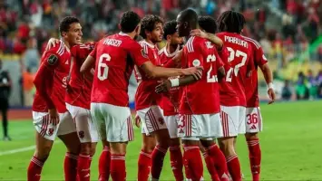 لقطة من مباراة المصري وسيراميكا