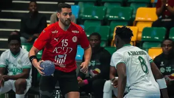 مباراة كرة اليد بين مصر وكاب فيردي