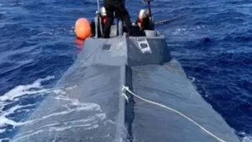 غواصة مصادرة في عملية مكافحة تهريب الكوكايين بالبرتغال