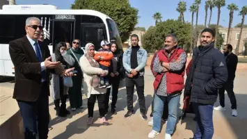 وفد سياحي يزور المواقع القبطية في أسيوط