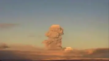 ثوران بركان تشيفيلوتش في روسيا