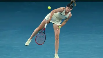 إيلينا ريباكينا تحتفل بالتأهل إلى نهائي بطولة أستراليا المفتوحة