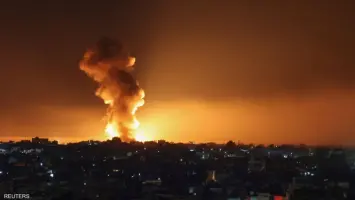 غارات إسرائيلية على مواقع حزب الله في جنوب لبنان