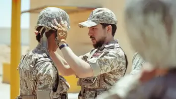 طلاب دورة الأئمة الجامعيين في القوات المسلحة الأردنية