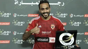 محمود كهربا في مباراة مع الأهلي