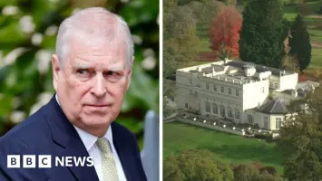 Former prince Andrew leaving Windsor home