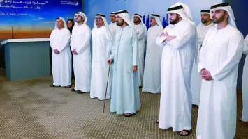 مطر الطاير والشيخ محمد بن راشد