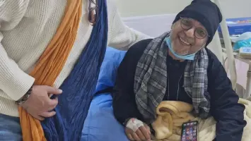 الفنان ياسر الطوبجي في المستشفى