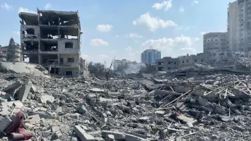 مشهد لإعادة إعمار غزة بعد الحرب