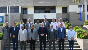 فريق الموسيقى بجامعة قناة السويس خلال مهرجان إبداع