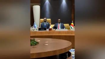 رؤساء المحاكم الدستورية خلال اجتماع في القاهرة