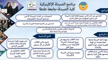 طلاب صيدلة خلال التدريب العملي بمستشفى بني سويف