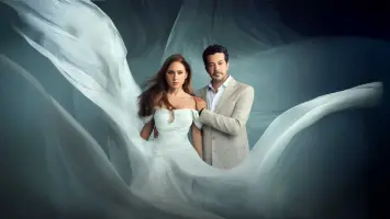 نيللي كريم وشريف سلامة في بوستر مسلسل "على قد الحب"