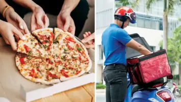 عمال توصيل الدليفري في مصر