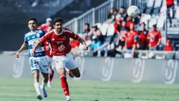 مدرب الأهلي ييس توروب خلال المؤتمر الصحفي