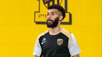 عبدالرحمن العبود أثناء التدريبات مع نادي الاتحاد