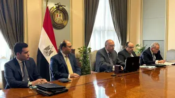 وزير الخارجية المصري بدر عبد العاطي في اجتماع بشأن القضية الفلسطينية