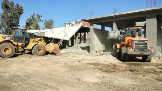 حملة إزالة التعديات في المدن الجديدة