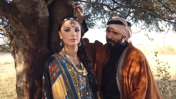 مشهد من مسلسل بطل العالم