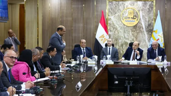 اجتماع محافظ كفر الشيخ مع النواب