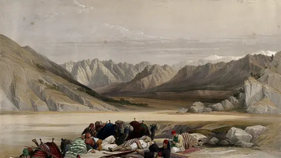 نقش يظهر سيطرة المصريين على سيناء