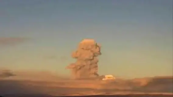 ثوران بركان تشيفيلوتش في روسيا