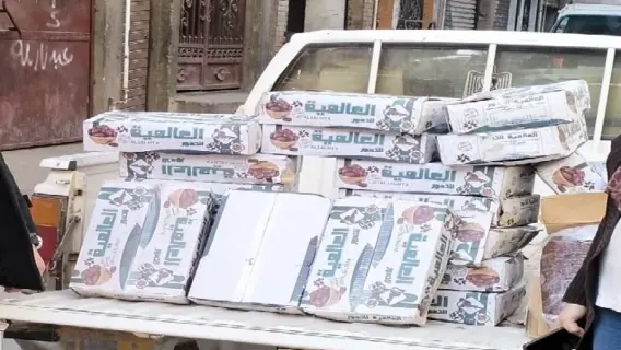 حملة تموينية في الفيوم تضبط عبوات شعيرية فاسدة