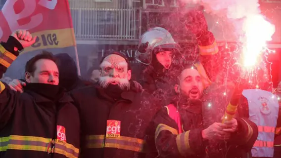 Protest against state pension age changes