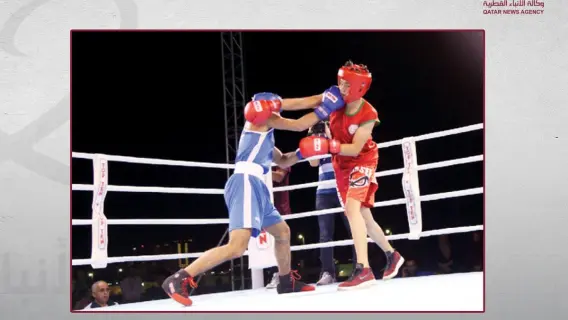 منافسات بطولة كتارا للملاكمة في الحي الثقافي