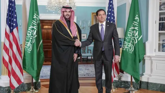 The meetings discussed efforts to promote peace and stability in the region and globally.