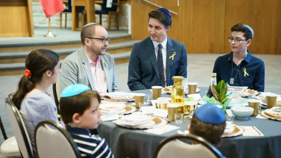 Canadian Jewish community discussing Israel