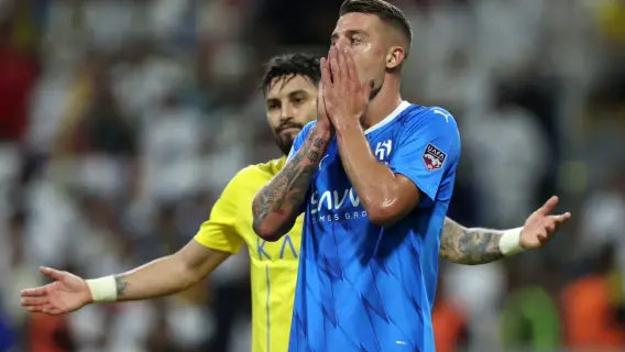 سيرجي سافيتش ومتعب الحربي في عيادة الهلال