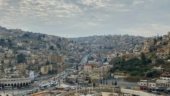 أجواء باردة في الأردن