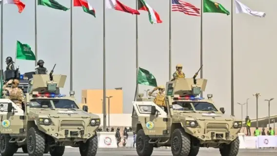 جاسم محمد البديوي خلال تمرين الخليج العربي 4