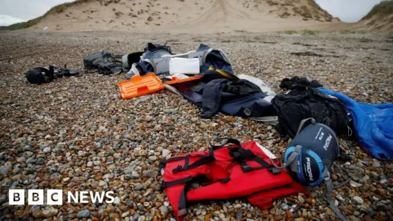 Rescue operations in the English Channel
