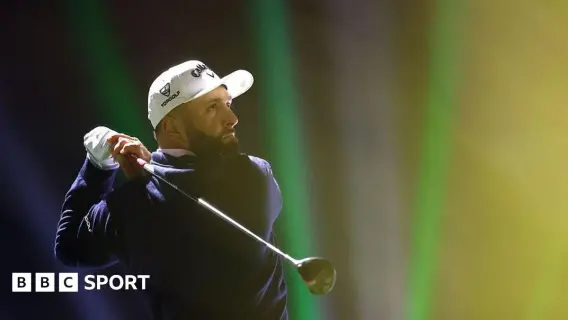 Jon Rahm at a LIV Golf event