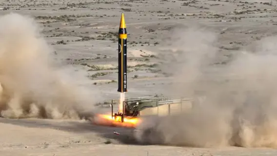 صورة لصواريخ باليستية إيرانية تحت الأرض