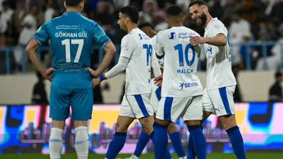 كريستيانو رونالدو وكريم بنزيمة في دوري السعودية