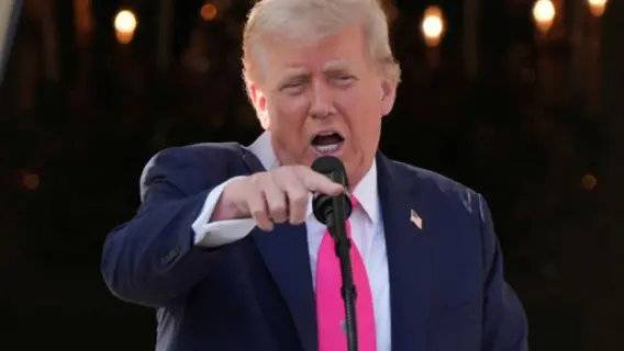 دونالد ترامب يلقي خطاباً في واشنطن