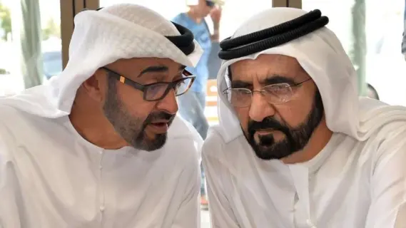 Sheikh Mohammed bin Rashid and Sheikh Mohammed bin Zayed