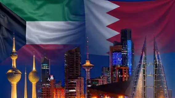 Kuwait and Bahrain