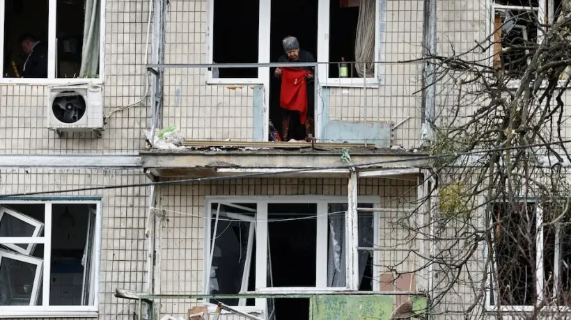 Russian air attack on Ukraine