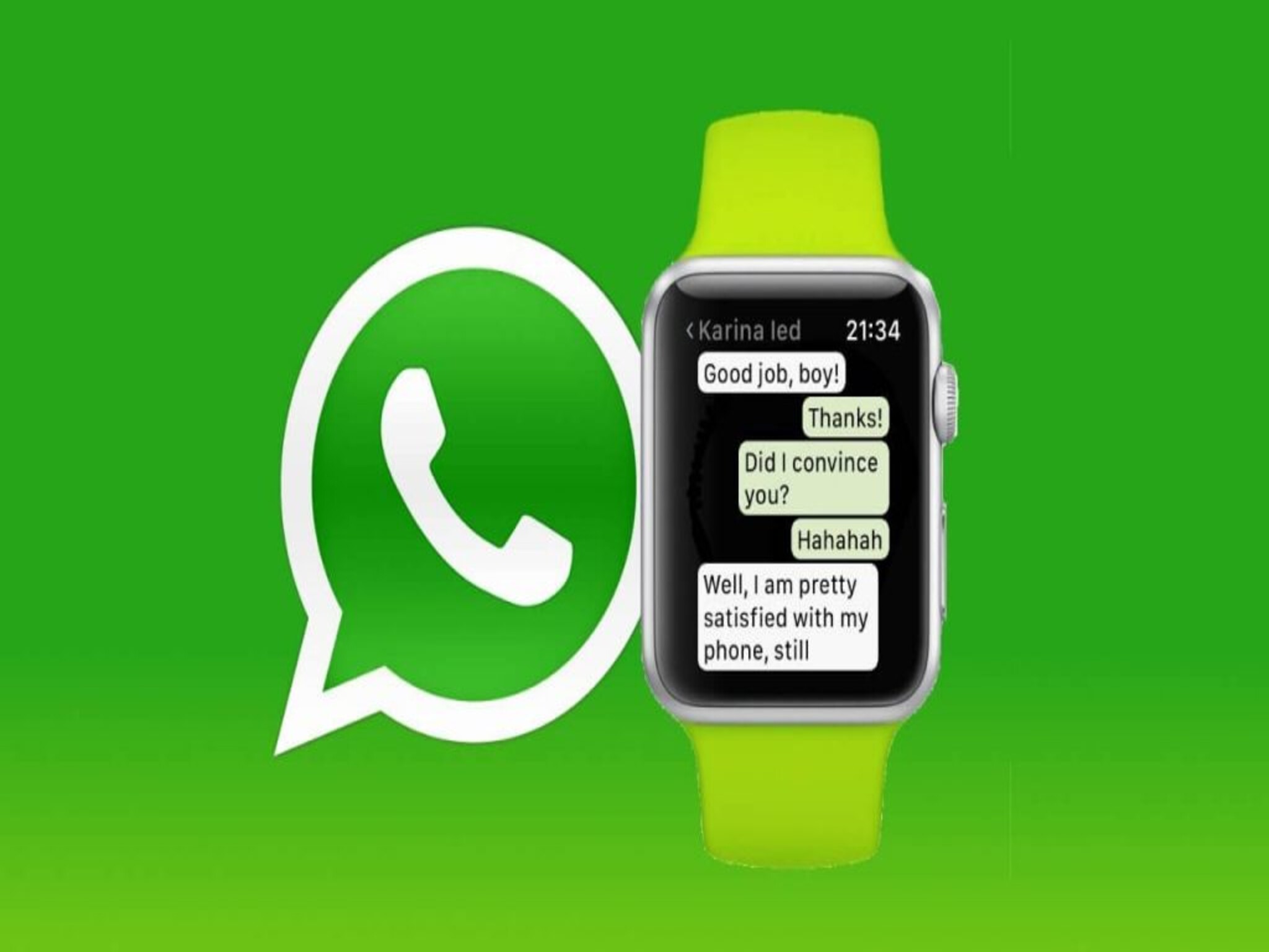 كيفية استخدام واتساب و الرد على الرسائل في ساعة Apple Watch