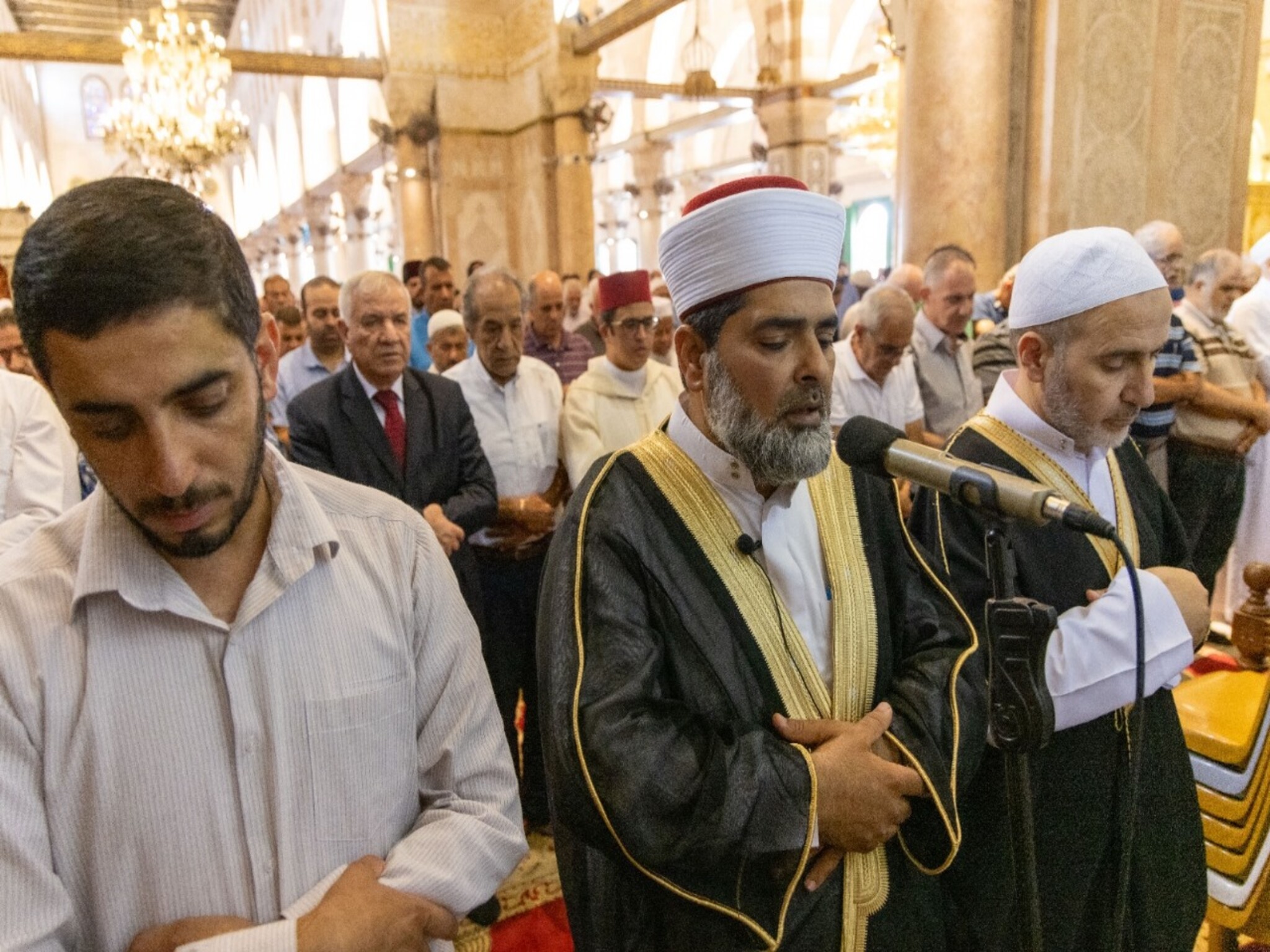 إقامة صلاة الغائب بالمسجد الأقصى على شهداء زلزال المغرب المدمر